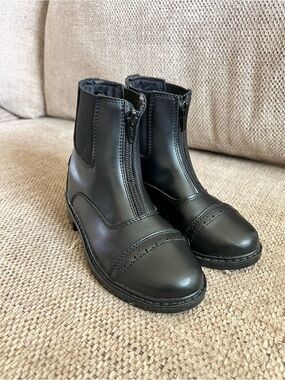 Girls Black Tuff Rider Riding Boots